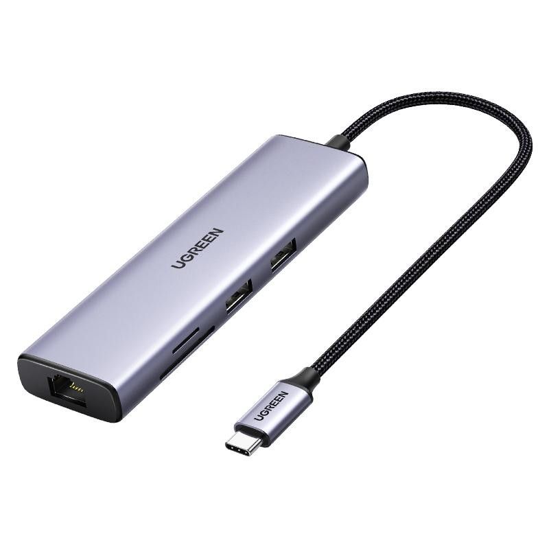 UGREEN Adaptateur Multiport 7-en-1 4K HDMI vers USB C *60515 · Dock Station · Informat Systems Strasbourg