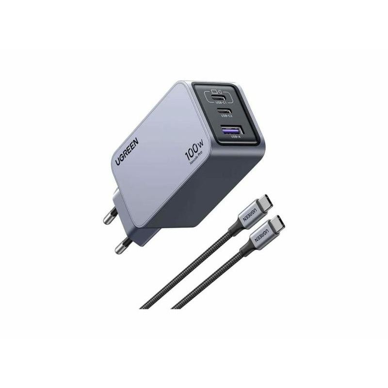UGREEN Chargeur 100W + Câble USB-C > USB-C *25874 · Adaptateurs & Chargeurs Secteur · Informat Systems Strasbourg