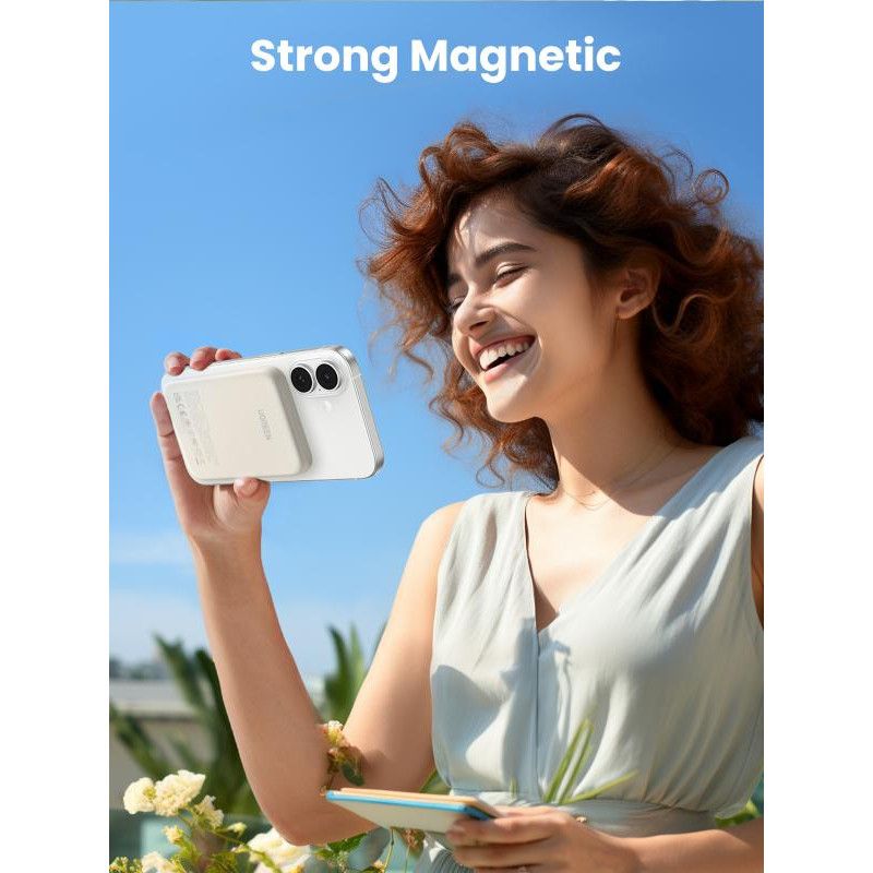 UGREEN Batterie Ext Sans Fil Qi 7,5W 5000mAh Crème *25207 · Batteries externes · Informat Systems Strasbourg (image 5)