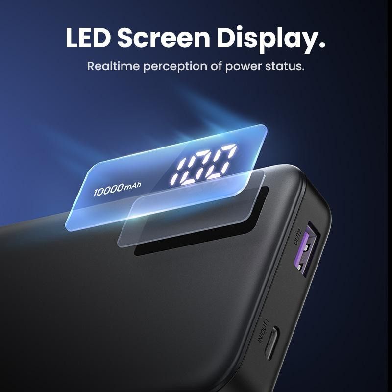 UGREEN Batterie Ext 10000mAh + 2 Ports Gris *25742 · Batteries externes · Informat Systems Strasbourg (image 6)