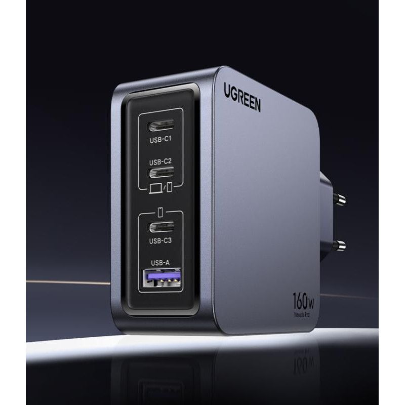 UGREEN Chargeur Sect 160W 4 Ports +Câble USB-C > USB-C 240W *25877 · Tous les accessoires PC portables · Informat Systems ... (image 5)