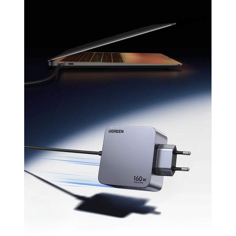 UGREEN Chargeur Sect 160W 4 Ports +Câble USB-C > USB-C 240W *25877 · Tous les accessoires PC portables · Informat Systems ... (image 6)