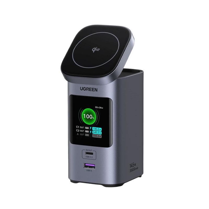 UGREEN POWERBANK 20 000 mAh + Station 145W *35527B · Accessoires Portables · Informat Systems Strasbourg