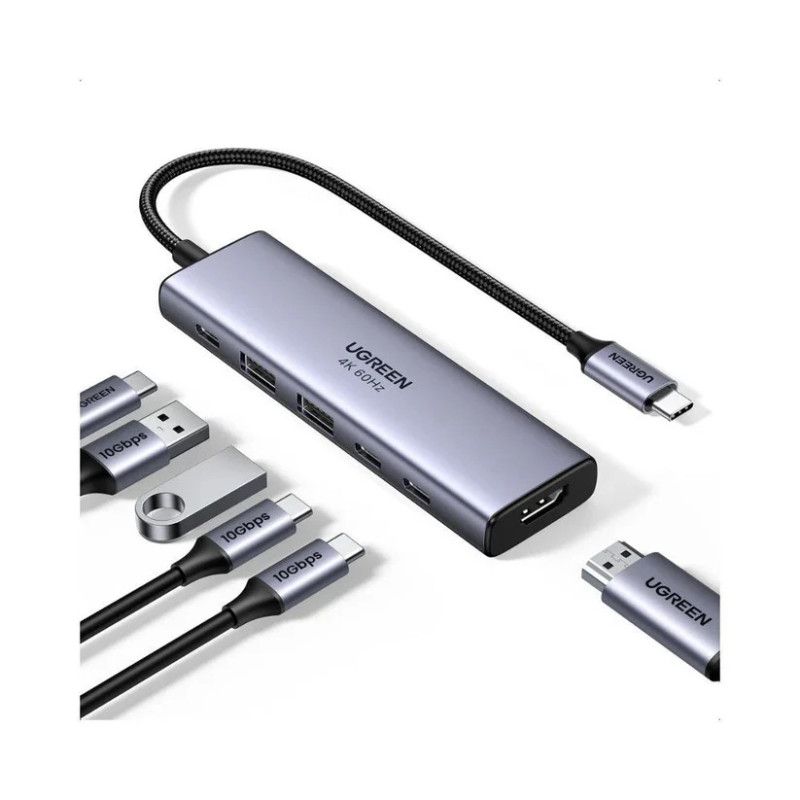 UGREEN Adaptateur Multiport 6-en-1 *35999 · Tous les accessoires PC portables · Informat Systems Strasbourg (image 2)