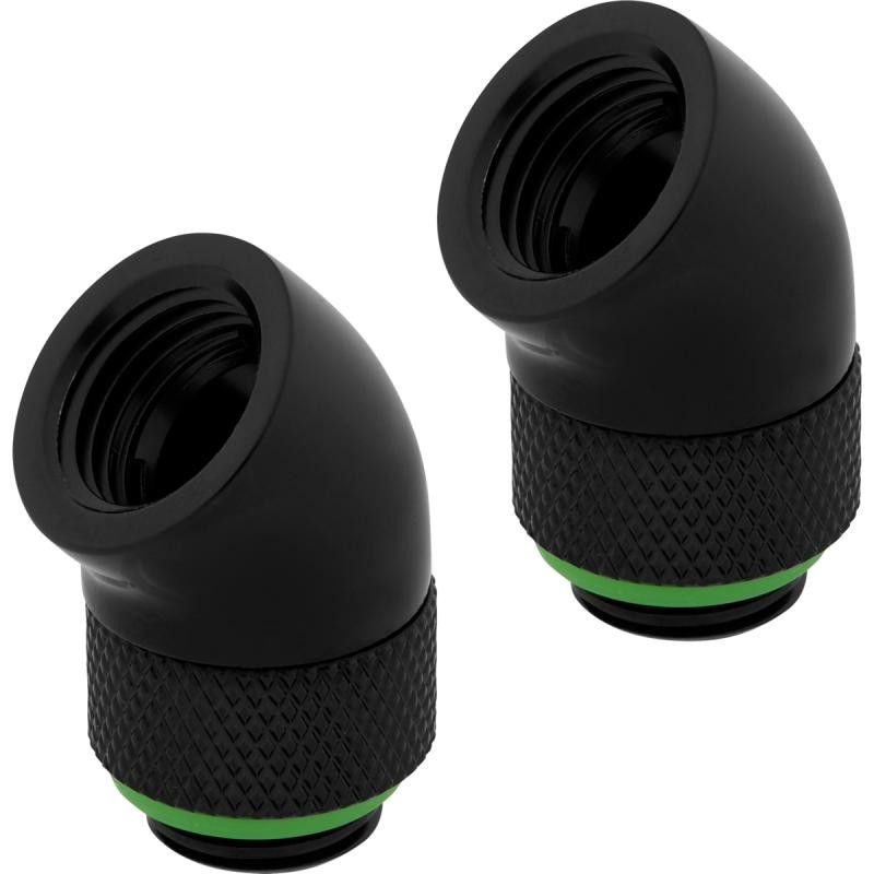 CORSAIR Hydro X Series XF Embout 45° rotatif - Noir (x 2) · Pâte thermique · Informat Systems Strasbourg (image 3)