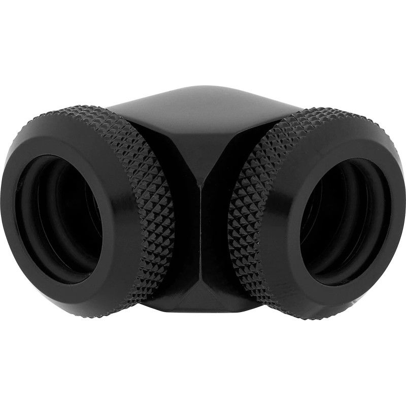 CORSAIR Hydro X Series XF Raccords à 90° - Noir (x 2) abîmé · Accessoire · Informat Systems Strasbourg (image 2)