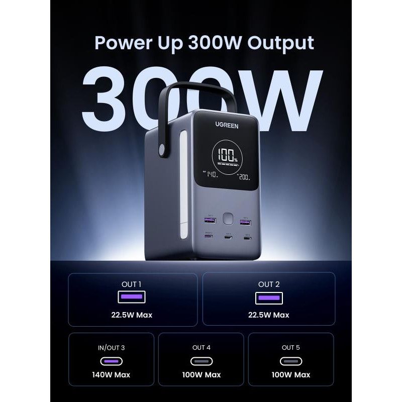 UGREEN Batterie Ext. 48000mAh 300W *5286 · Batteries externes · Informat Systems Strasbourg (image 7)