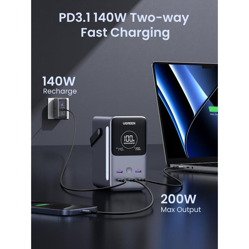 UGREEN Batterie Ext. 48000mAh 300W *5286 · Batteries externes · Informat Systems Strasbourg (image 10)
