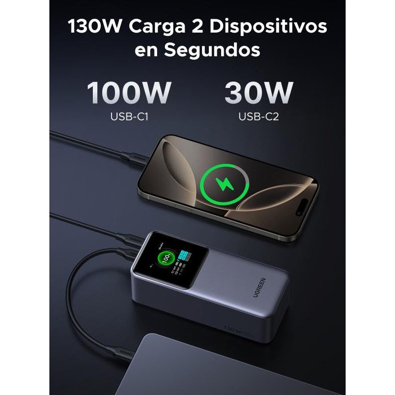 UGREEN Batterie d'Urgence Tour 20000mAh 130W *35524B · Batteries externes · Informat Systems Strasbourg (image 17)