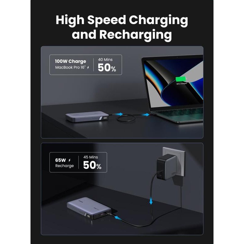 UGREEN Batterie Ext 20000mAh 100W *25188 · Batteries externes · Informat Systems Strasbourg (image 4)