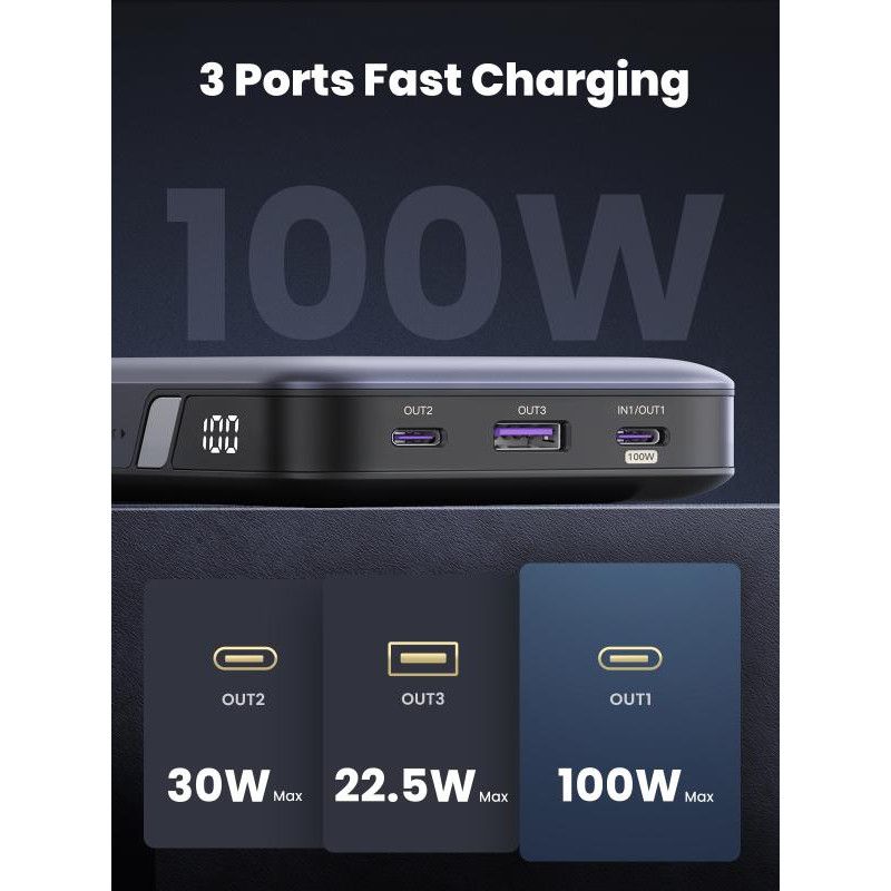 UGREEN Batterie Ext 20000mAh 100W *25188 · Batteries externes · Informat Systems Strasbourg (image 5)