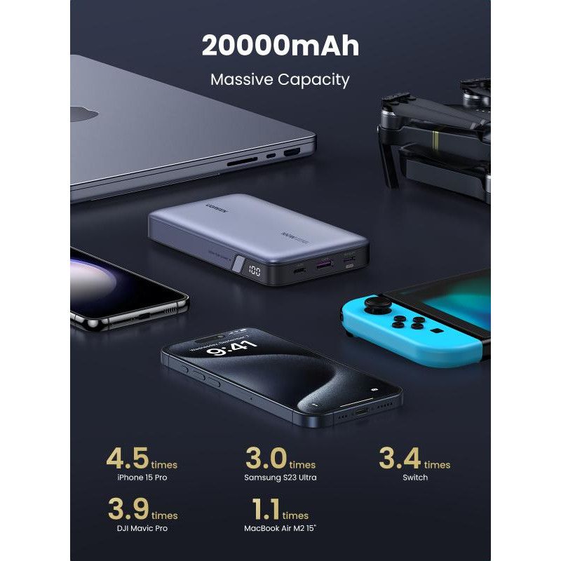 UGREEN Batterie Ext 20000mAh 100W *25188 · Batteries externes · Informat Systems Strasbourg (image 6)