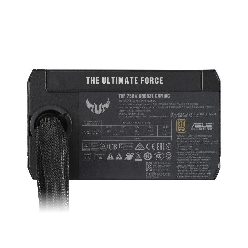 ASUS TUF GAMING 750W - 80+ BRONZE - NON MODULAIRE · Alimentations · Informat Systems Strasbourg (image 2)