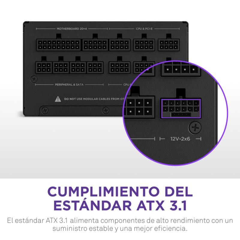 NZXT ATX 3.1 1000 Watt 80 Plus Gold · Alimentations · Informat Systems Strasbourg (image 7)