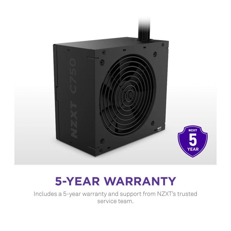 NZXT ATX 3.1 750 Watt 80 Plus Bronze · Alimentations · Informat Systems Strasbourg (image 2)