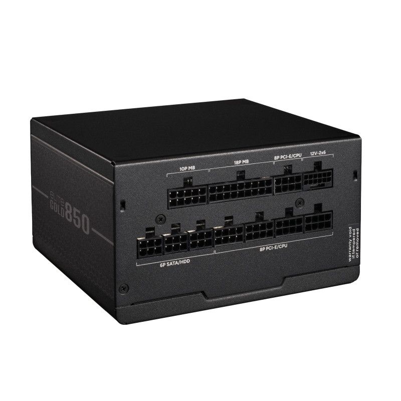 COOLER MASTER ELITE Gold 850 FM - 80+ GOLD - 850 WATTS- cable tressé · Alimentations · Informat Systems Strasbourg (image 3)