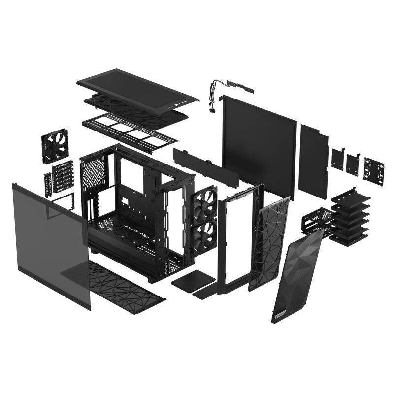 FRACTAL DESIGN FRACTAL Meshify 2 Black TG Light Tint · Boîtiers · Informat Systems Strasbourg (image 23)