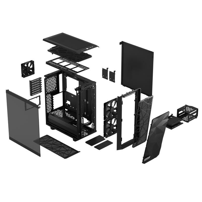 FRACTAL DESIGN FRACTAL Meshify 2 Compact Black TG Light Tint o · Boîtiers · Informat Systems Strasbourg (image 18)