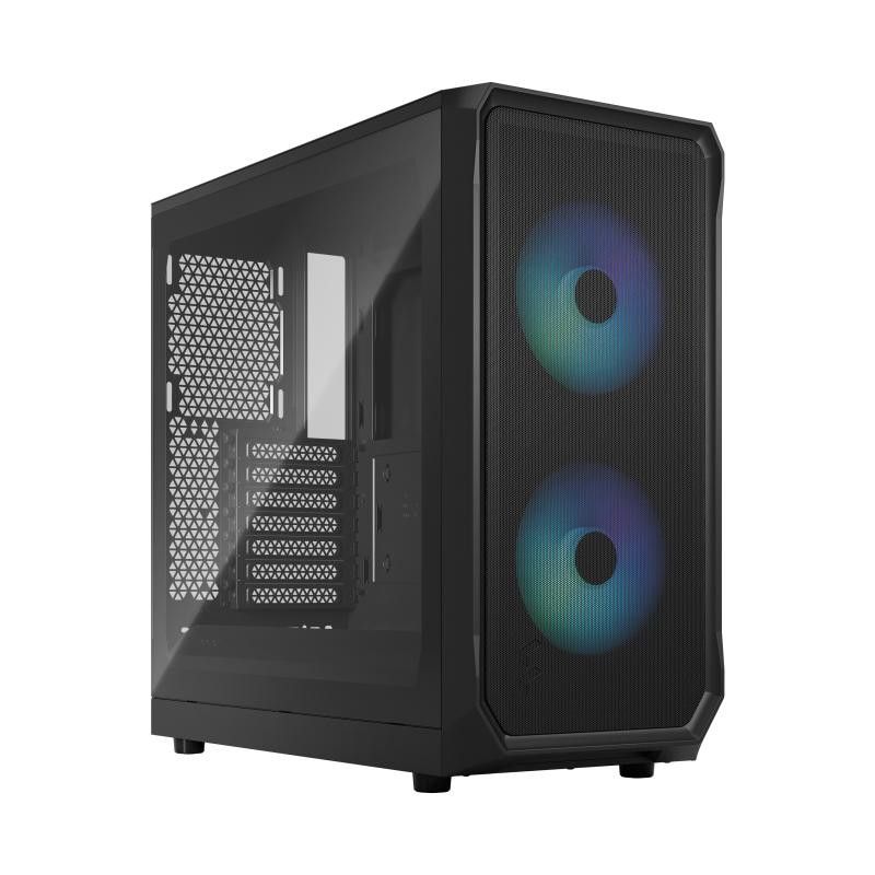 Fractal Design Focus 2 RGB Black TG Clear Tint · Boîtiers · Informat Systems Strasbourg