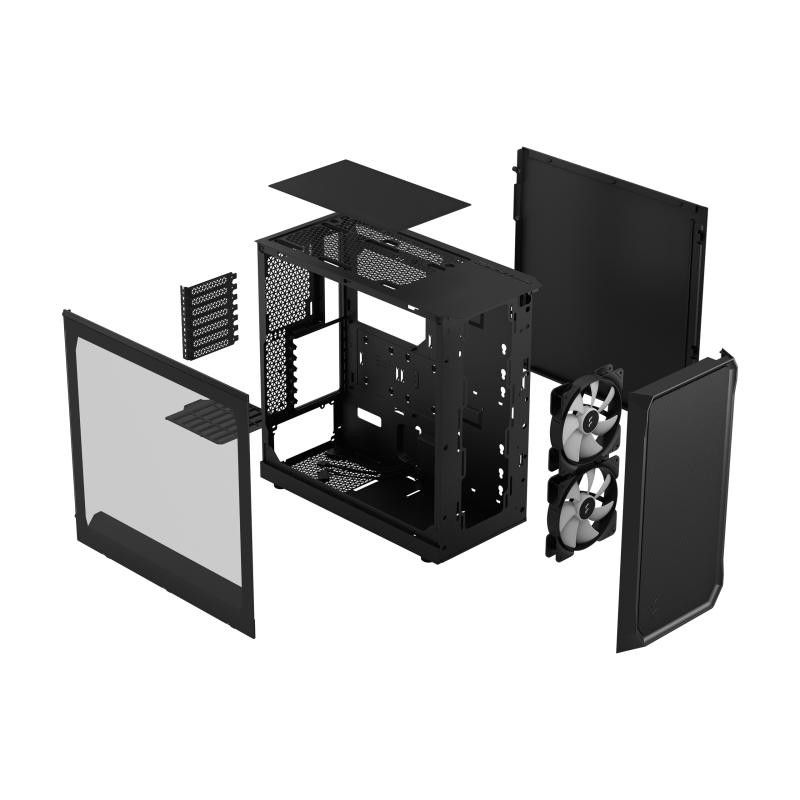 Fractal Design Focus 2 RGB Black TG Clear Tint · Boîtiers · Informat Systems Strasbourg (image 12)