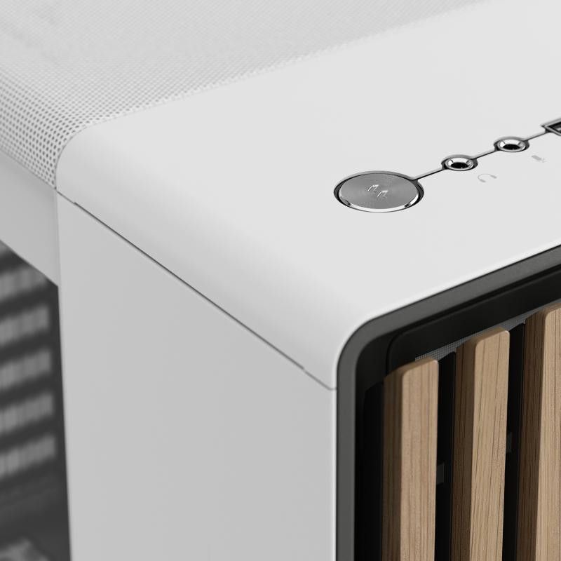 FRACTAL DESIGN FRACTAL North Chalk White TG Clear Tint · Boîtiers · Informat Systems Strasbourg (image 2)