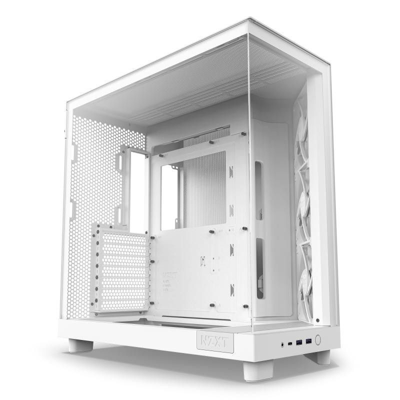 NZXT H6 Flow Whiteo · Boîtiers · Informat Systems Strasbourg (image 2)