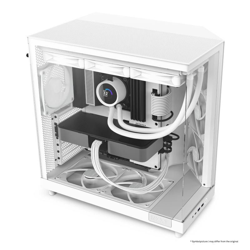 NZXT H6 Flow Whiteo · Boîtiers · Informat Systems Strasbourg (image 16)