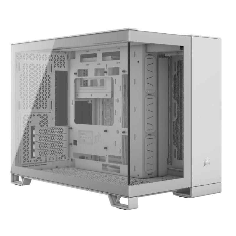 CORSAIR 2500X Micro ATX Dual Chamber PC Case - White · Boîtiers · Informat Systems Strasbourg (image 4)