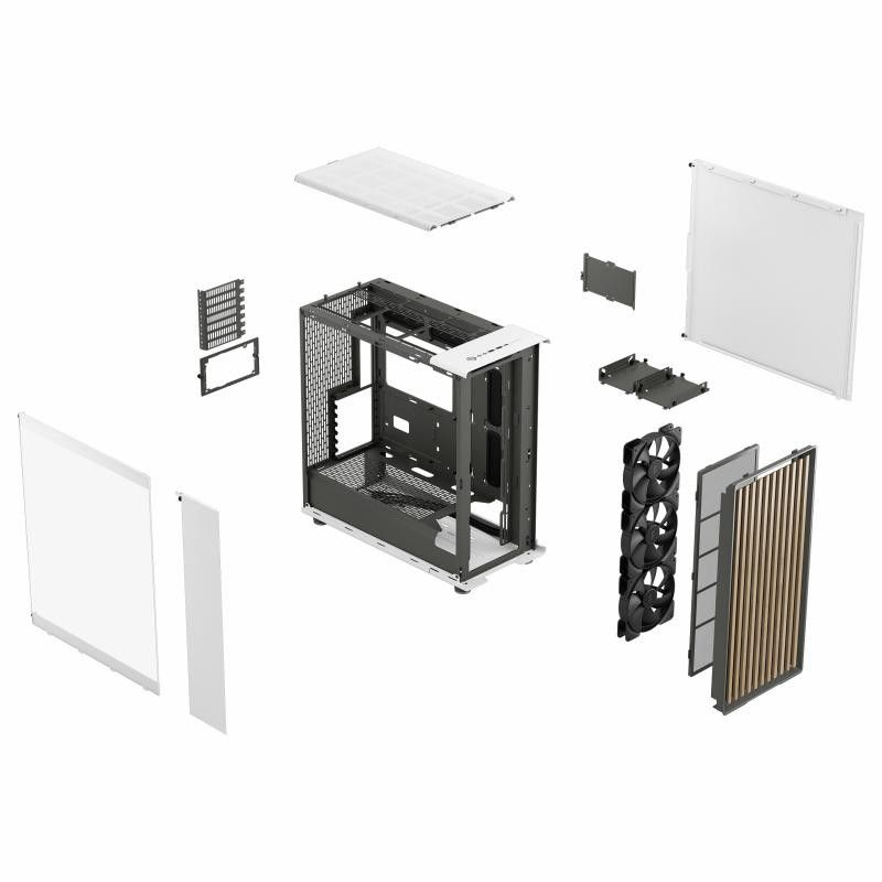 FRACTAL DESIGN FRACTAL North XL Chalk White TG Clear · Boîtiers · Informat Systems Strasbourg (image 20)