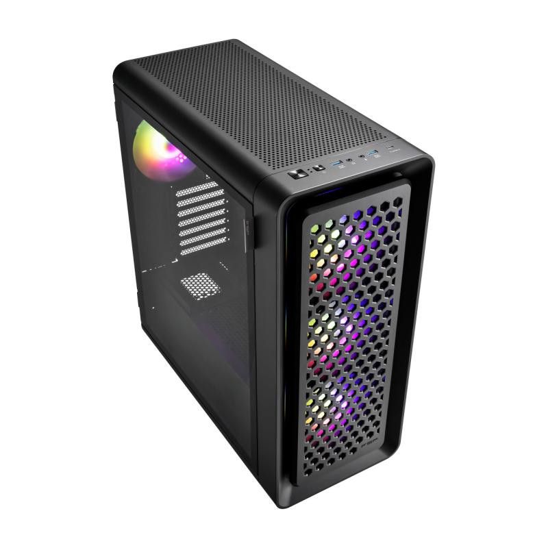 FSP (FORTRON) Boitier CUT593P PRENIUM Black E-ATX · Boîtiers · Informat Systems Strasbourg