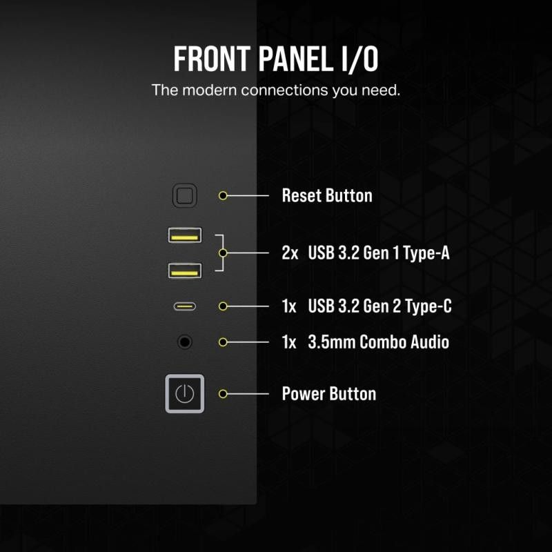 CORSAIR 2500X NOIR · Boîtiers · Informat Systems Strasbourg (image 2)