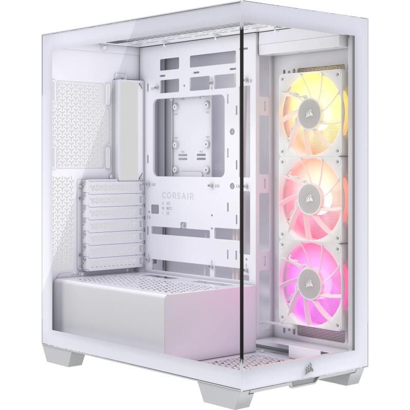 CORSAIR iCUE LINK 3500X RGB Mid-Tower PC Case, White · Boîtiers · Informat Systems Strasbourg