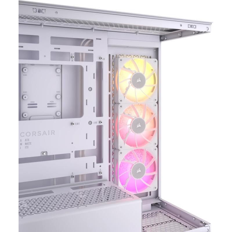 CORSAIR iCUE LINK 3500X RGB Mid-Tower PC Case, White · Boîtiers · Informat Systems Strasbourg (image 3)