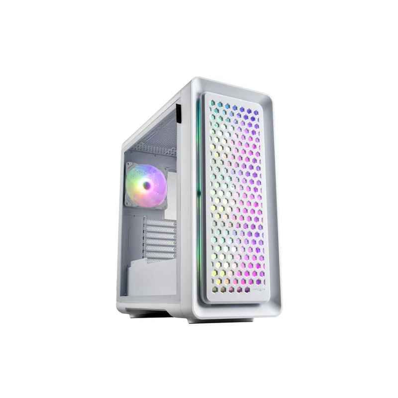 FSP (FORTRON) Boitier CUT593A Blanc E-ATX · Boîtiers · Informat Systems Strasbourg