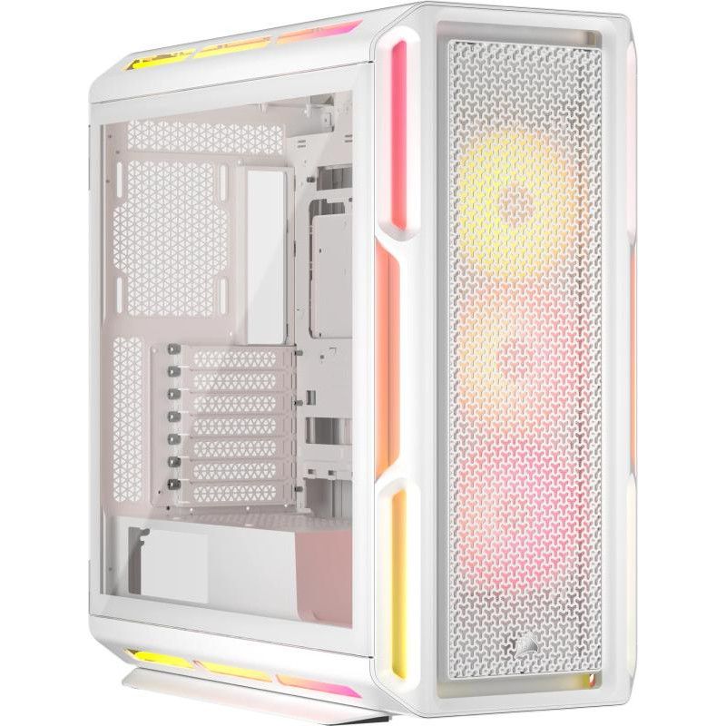 CORSAIR 5000T LX RGB Tempered Glass MT Blanc · Boîtiers · Informat Systems Strasbourg (image 2)
