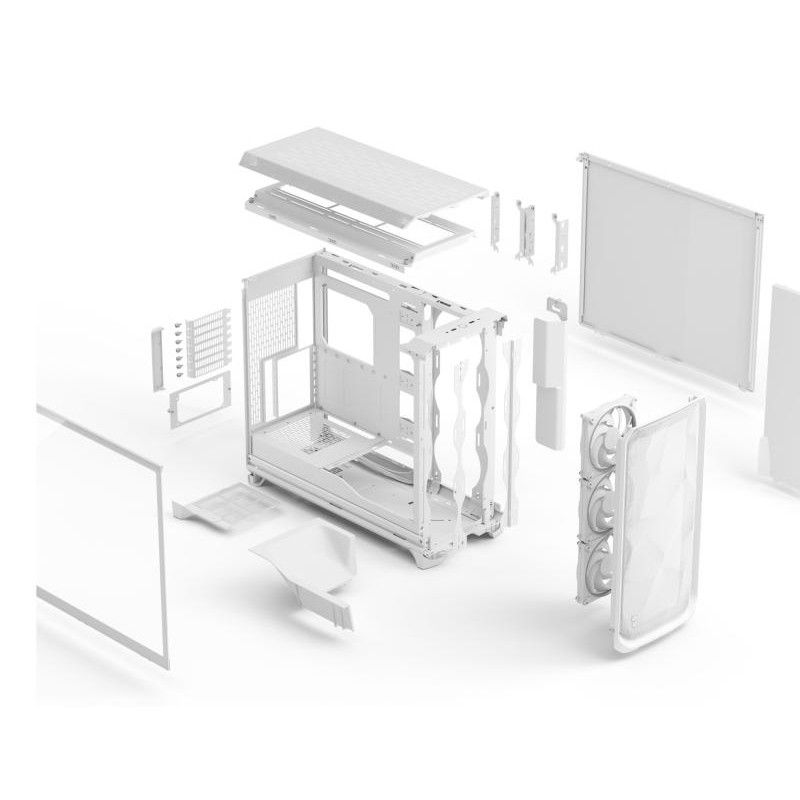 FRACTAL DESIGN Fractal Meshify 3 XL White RGB TG Clear Tint · Boîtiers · Informat Systems Strasbourg (image 14)