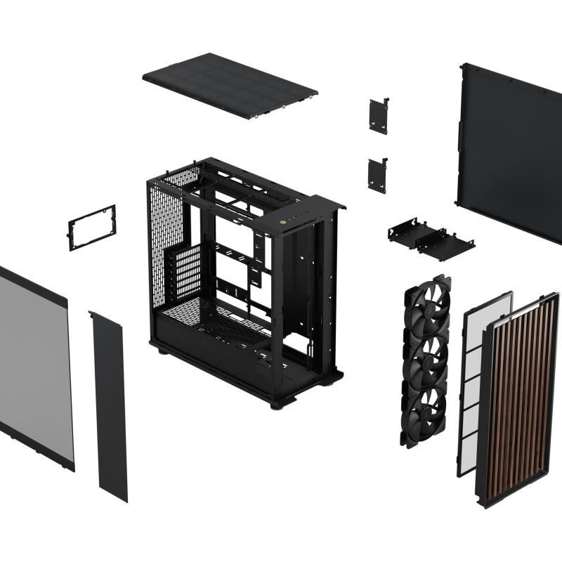 FRACTAL DESIGN FRACTAL North XL RC Charcoal Black TG Dark · Boîtiers · Informat Systems Strasbourg (image 15)