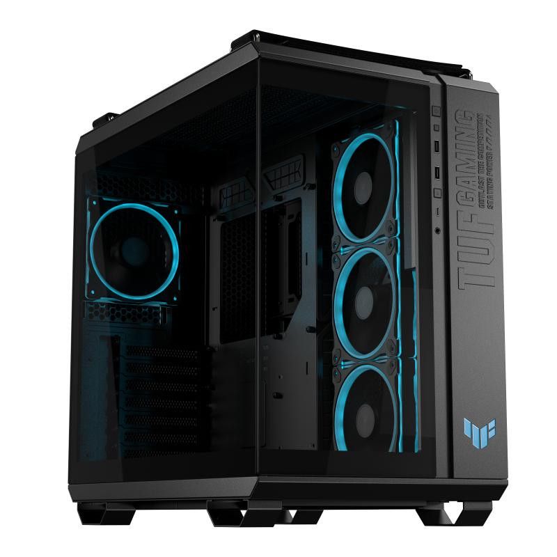 ASUS TUF GAMING GT502 HORIZON TG ARGB BLACK · Boîtiers · Informat Systems Strasbourg