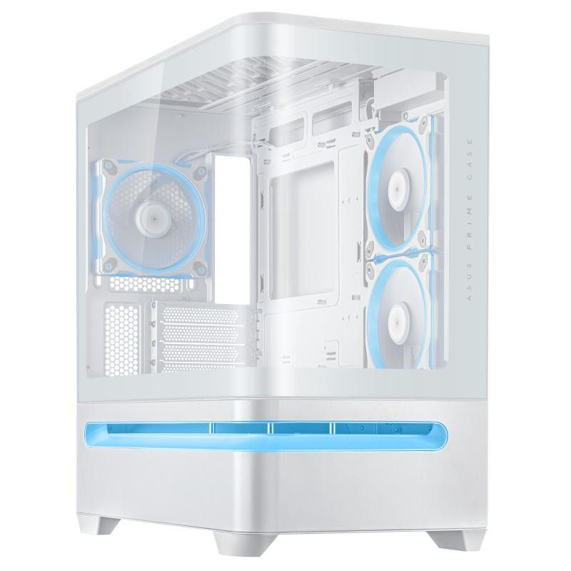 ASUS PRIME AP202 TG ARGB WHITE · Boîtiers · Informat Systems Strasbourg