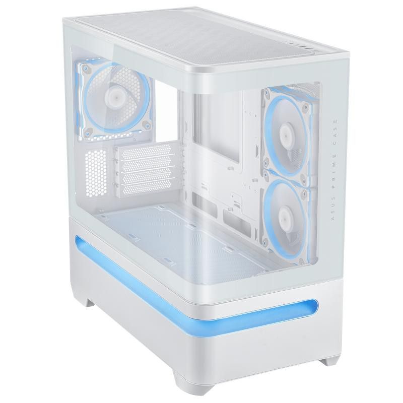 ASUS PRIME AP202 TG ARGB WHITE · Boîtiers · Informat Systems Strasbourg (image 3)