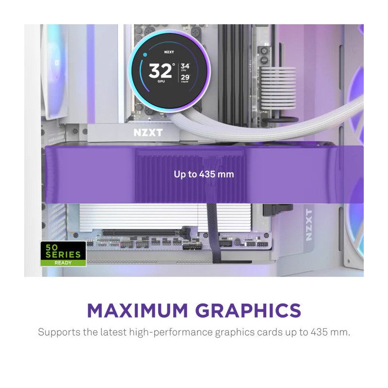 NZXT H9 Flow RGB - All White · Boîtiers · Informat Systems Strasbourg (image 5)