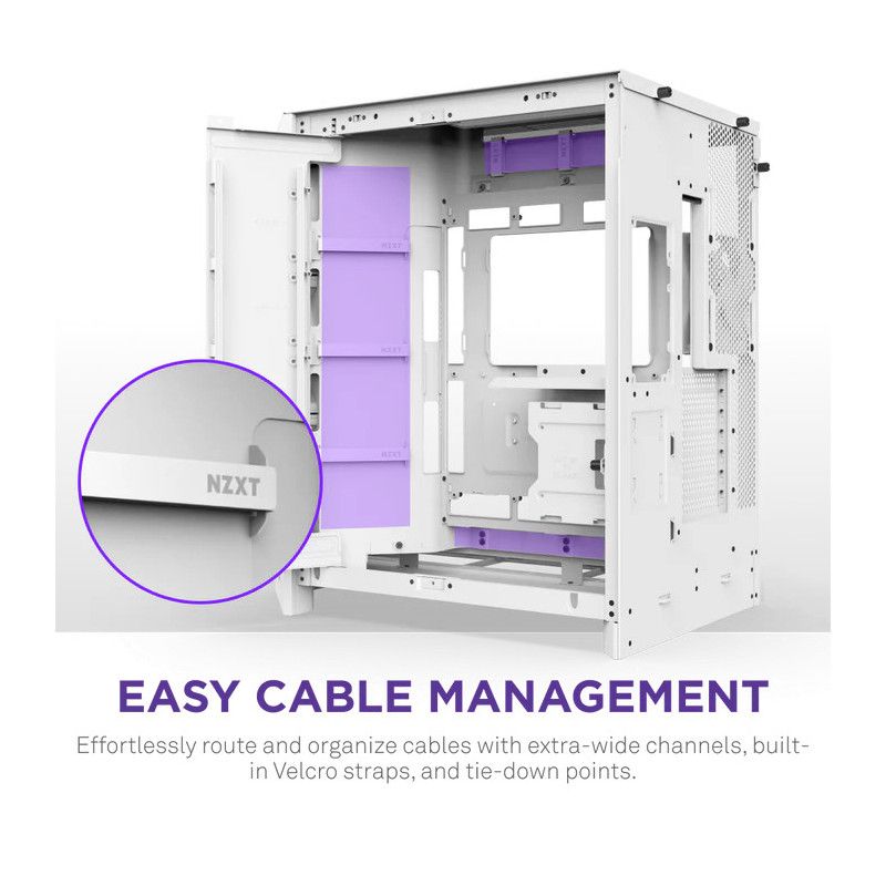 NZXT H9 Flow RGB - All White · Boîtiers · Informat Systems Strasbourg (image 9)