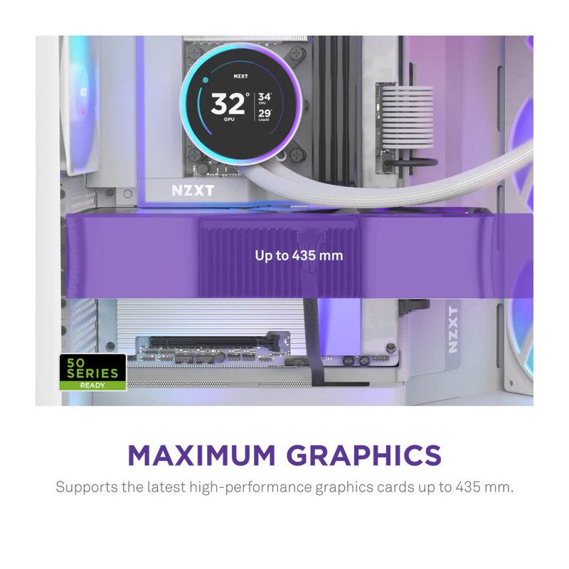 NZXT H9 Flow RGB+ All White · Boîtiers · Informat Systems Strasbourg (image 5)