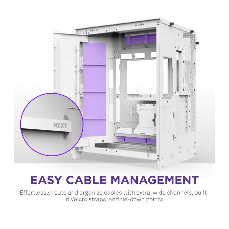 NZXT H9 Flow RGB+ All White · Boîtiers · Informat Systems Strasbourg (image 8)