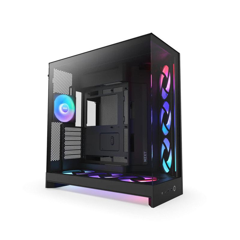 NZXT H9 Flow RGB+ (CM-H92FB-P1) - All Black · Boîtiers · Informat Systems Strasbourg