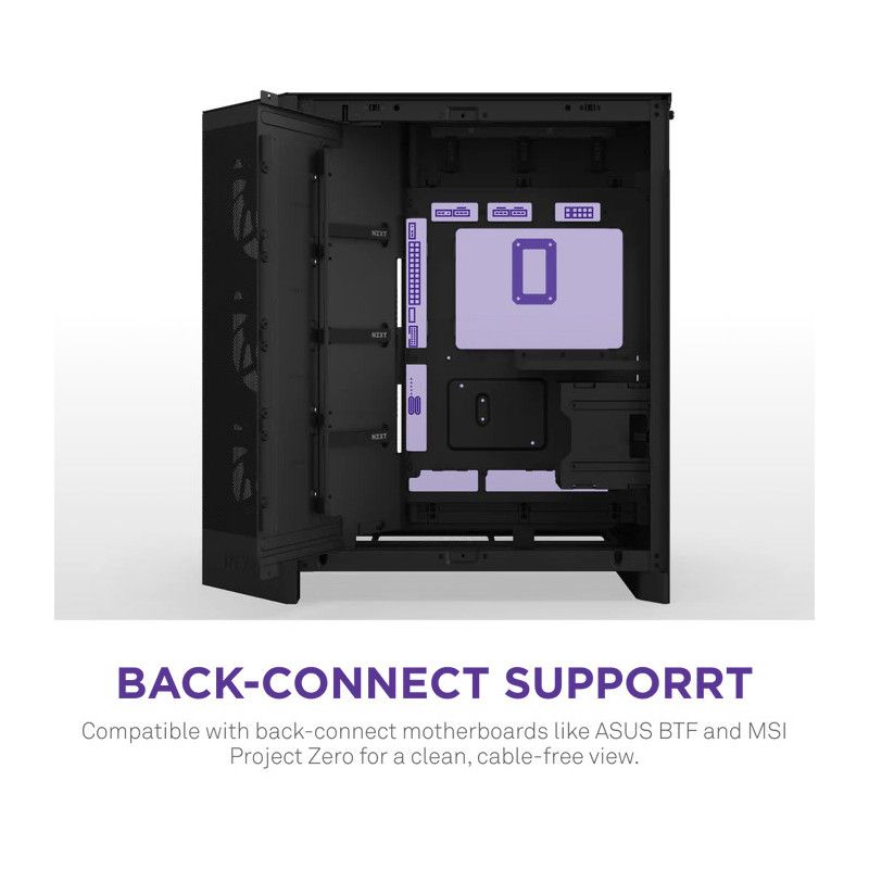 NZXT H9 Flow RGB+ (CM-H92FB-P1) - All Black · Boîtiers · Informat Systems Strasbourg (image 8)