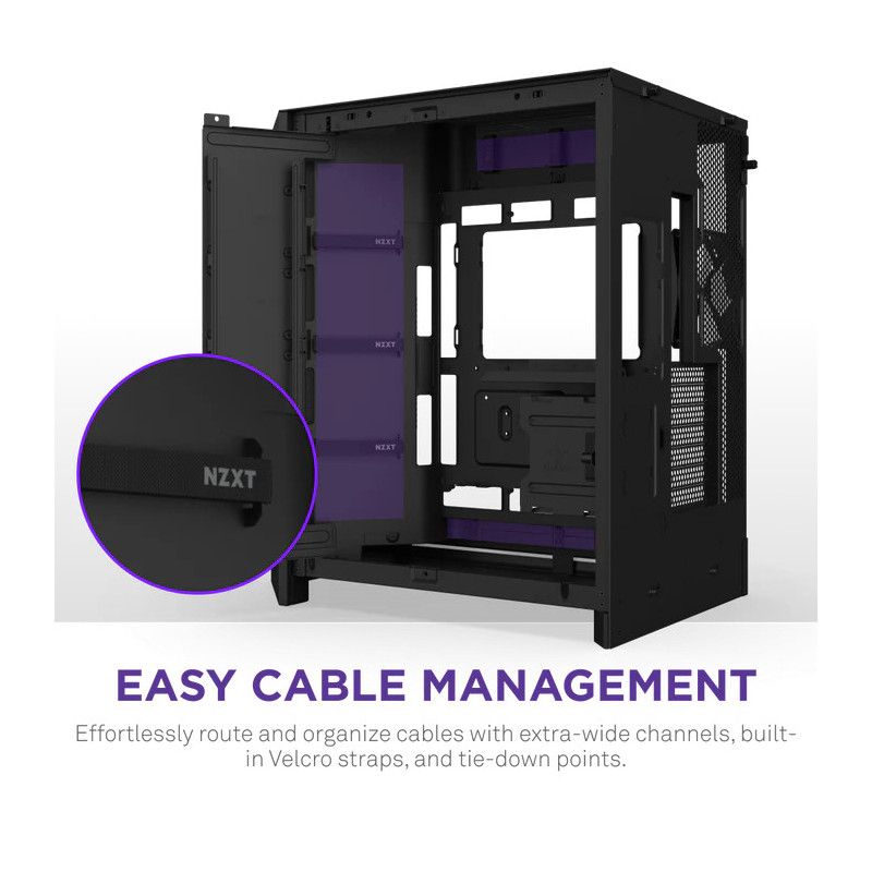 NZXT H9 Flow RGB+ (CM-H92FB-P1) - All Black · Boîtiers · Informat Systems Strasbourg (image 9)