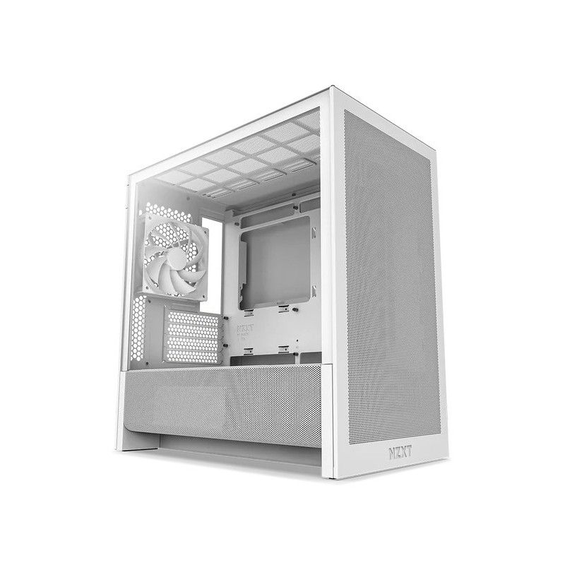 NZXT H3 Flow (2025) micro-ATX Mid-tower Case - All White Color · Boîtiers · Informat Systems Strasbourg