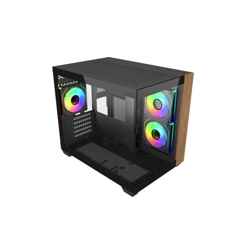 COOLER MASTER Elite 481 Wood Black · Boîtiers · Informat Systems Strasbourg (image 3)