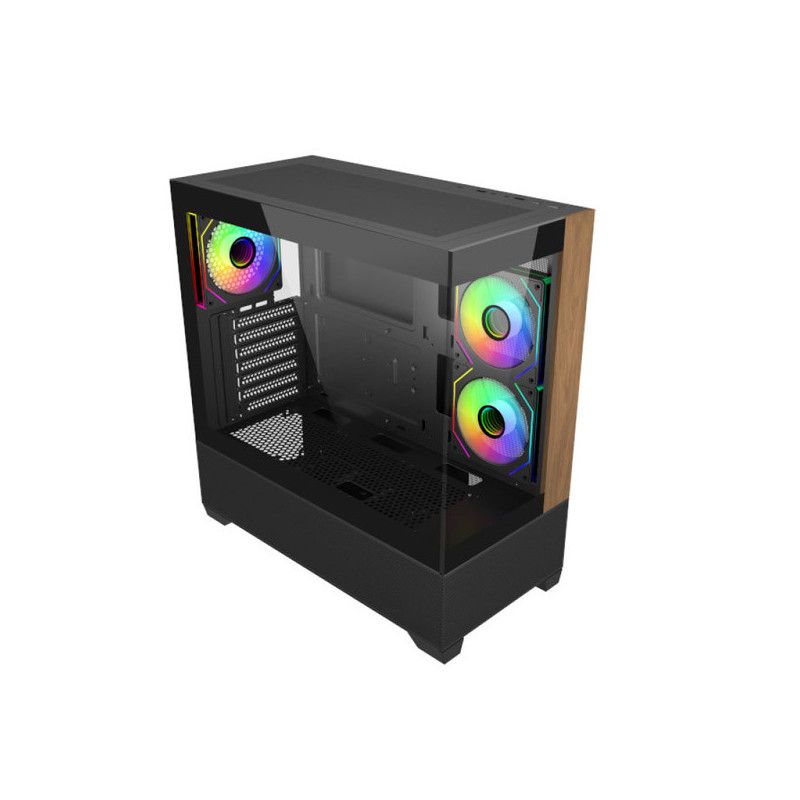 COOLER MASTER Elite 690 Wood Black · Boîtiers · Informat Systems Strasbourg (image 3)